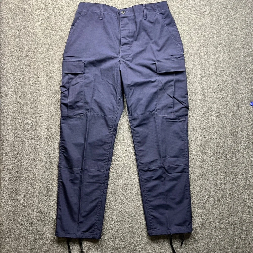 Propper Combat Pants Mens Medium‎ Navy Blue 32x32 Trousers Ripstop Cargo BDU